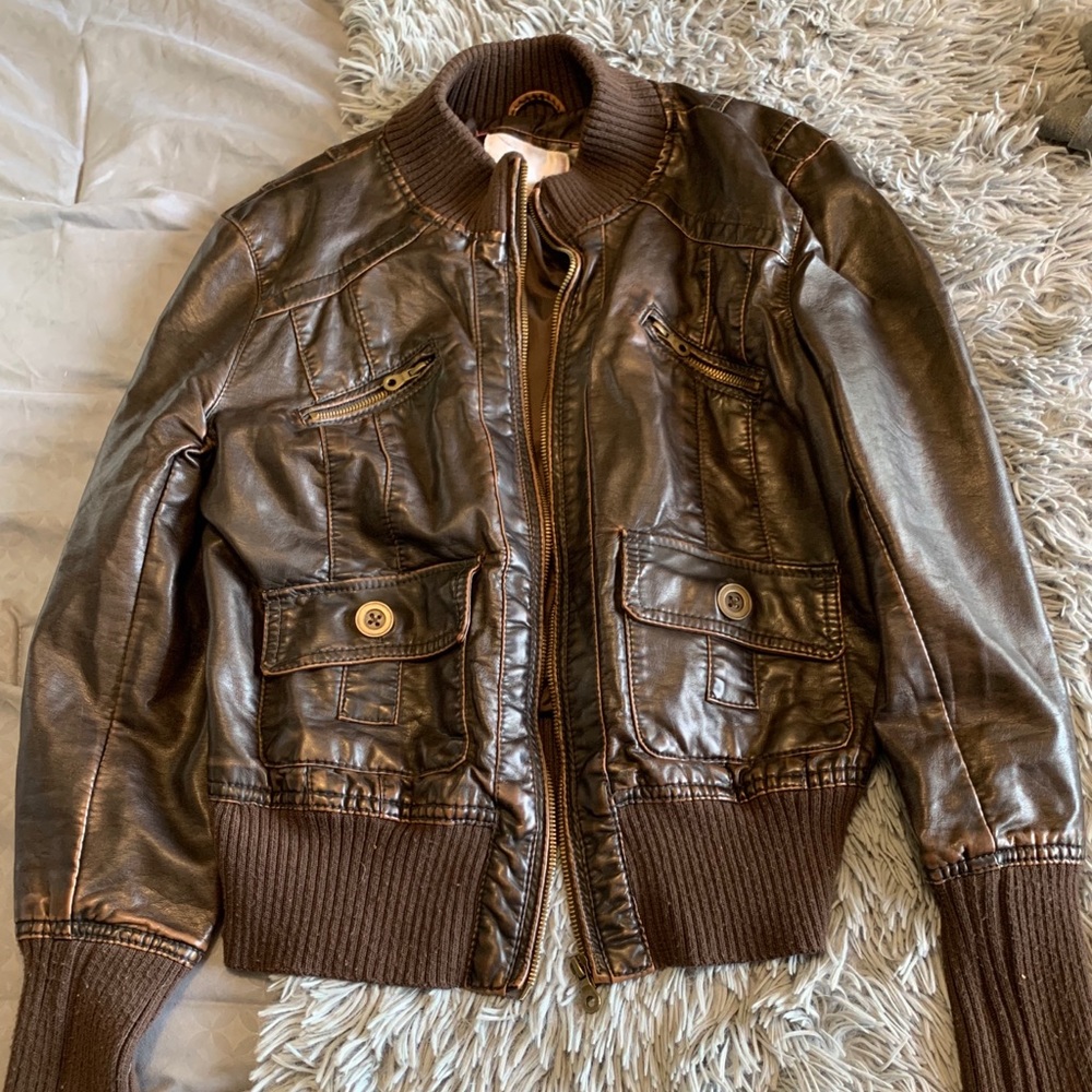 Brown Leather Jacket